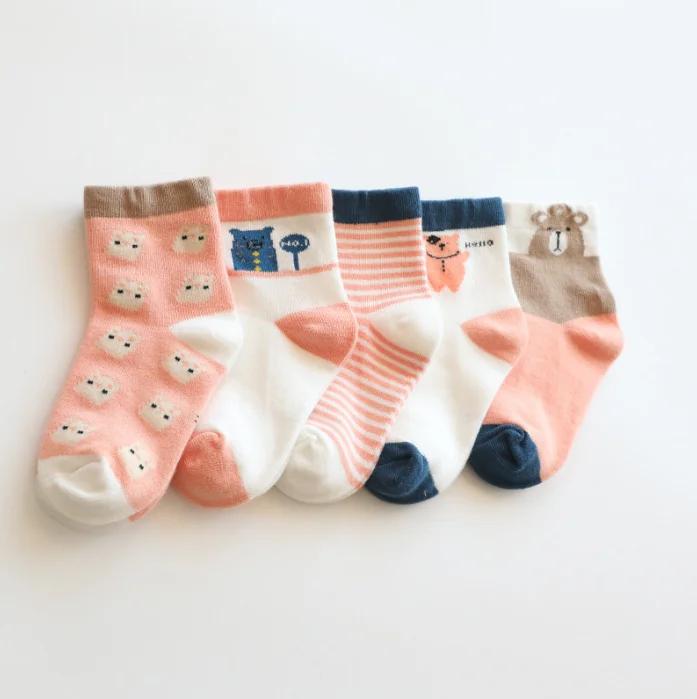 Новые осенние детские носки с героями мультфильмов, размер XL 5 носки из чесаного хлопка для мальчиков и девочек от 0 до 12 лет - Цвет: 2