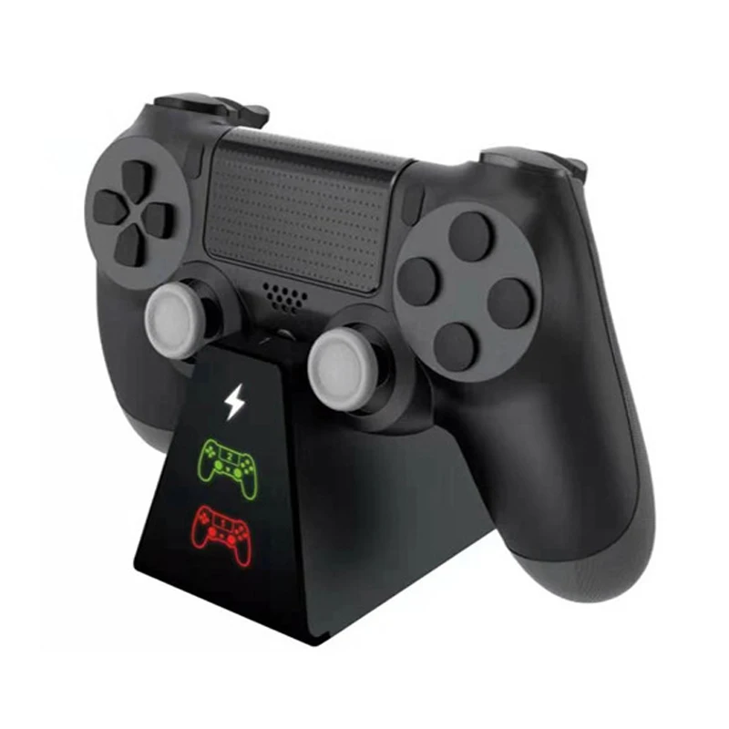 PS4 контроллер зарядное устройство Dual USB быстрая зарядка док-станция для sony Playstation 4/PS4/Pro/PS4 тонкий контроллер w/светодиодный индикатор