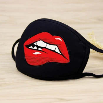 

Cotton Mouth Mask Washable Reusable Dustproof Earloop Mouth-Muffle Anti-dust Safe Breathable Kpop Women Men child black mask D30