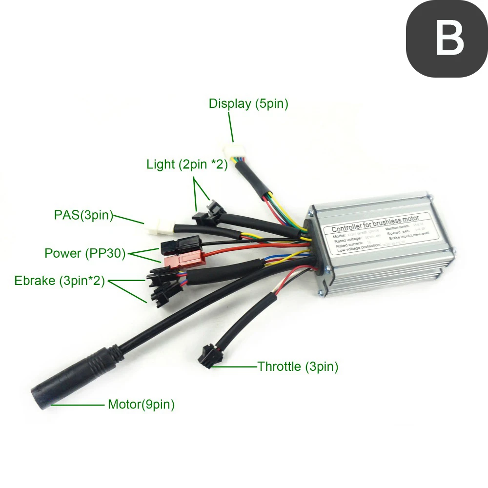 EJOYQI KT, 36 В, 48 В, 14A 250 Вт контроллер электровелосипеда 6 МОП для мотор для электрического велосипеда электрический велосипед с бесщеточным двигателем контроллера Водонепроницаемый