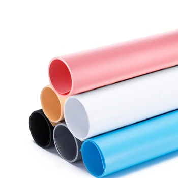 

50X50CM Colorful Double Sided PVC Photography Backdrop Waterproof Photo Background for Cosmetic Food Jewelry Photography Studio