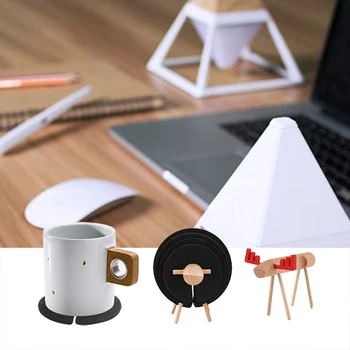 

Sheep Shape Anti Slip Drink Coasters Insulated Round Felt Cup Mats Funny Felt Cups Mugs Mats Housewarming Gifts