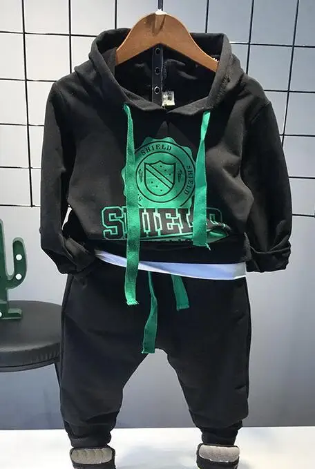 2pcs set Комплект одежды для детей, комплекты для малышей осенне-зимняя детская одежда для мальчиков спортивный костюм, От 2 до 6 лет комплект для мальчиков, Детский костюм - Цвет: 2pcs set