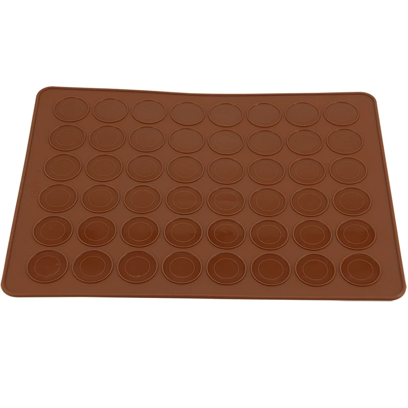 

2PCS Silicone Macaroon Pastry Nozzle Cake Cookies Muffin Oven Baking Sheet Mat Bakeware Mould