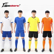 Queshark взрослые футбольные майки мужской футбольный костюм футбольная спортивная одежда футбольный спортивный костюм командный спортивный костюм с носками