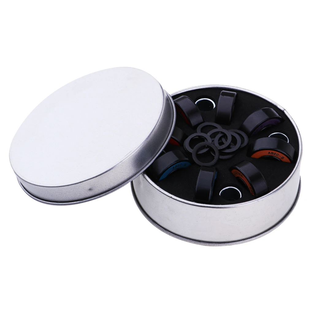  Premium Skateboard Bearings, Pro Longboard Bearings  ABEC 9