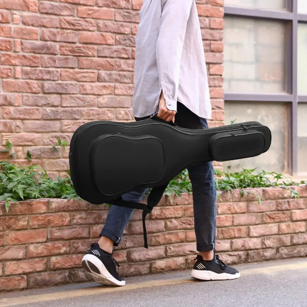 101x33x6 см Оксфордский тканевый чехол для электрогитары Gig Bag с двумя ремешками 8 мм