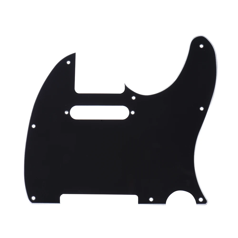 Pickguard Pick Guard 3Ply Construction for Telecaster Standard Modern Style Electric Guitar Black