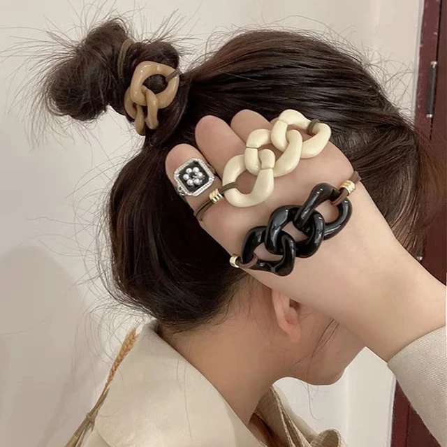 Accesorios para el cabello elásticos para mujer, círculo de pelo