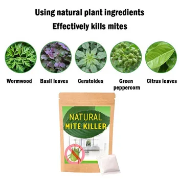 

10pcs Dust Mites Killer Natural Mite Eliminator For Bed Pillow Sheet Couch Cleaner Pet Dog Dust Home