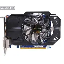 Оригинальная Видеокарта GIGABYTE GTX 750 Ti 2 Гб 128 бит GDDR5, видеокарты для nVIDIA Geforce GTX 750Ti Hdmi Dvi, используемые карты VGA