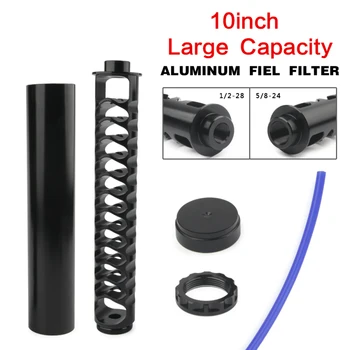 

Aluminum 5/8-24 Or 1/2-28 Car FUEL FILTER Solvent D Cell Storage Cup For NAPA 4003 WIX 24003 L 9" Car Accessories Auto Part