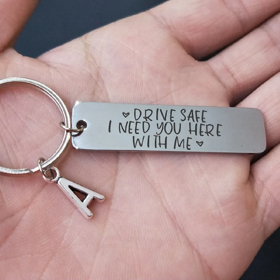 Portachiavi Per Coppie Con Scritta 'I Love You Most. The End. I Win' In Acciaio Inox E Strass, Regalo San Valentino - 6