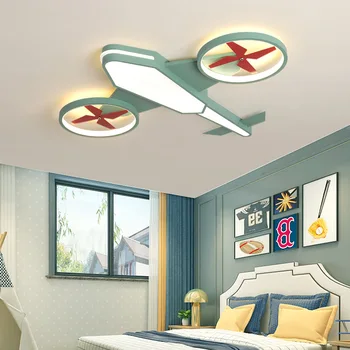 

Airplane children's room chandelier boy girl bedroom lamp cartoon creative aircraft light room lamp LB12258