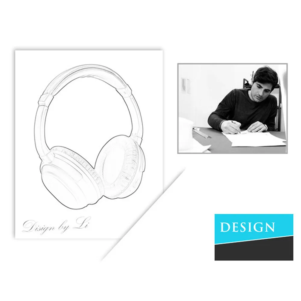 Беспроводная bluetooth-гарнитура, наушники для ANC LS-BH519, Hi-Fi наушники, супер бас, 3D стерео звук, шумоподавление, 3,5 мм аудио порт