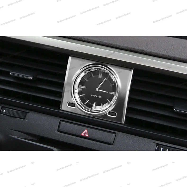 Carbon fiber Inner clock decorative frame trim For Lexus RX200t 450h 2016-2019