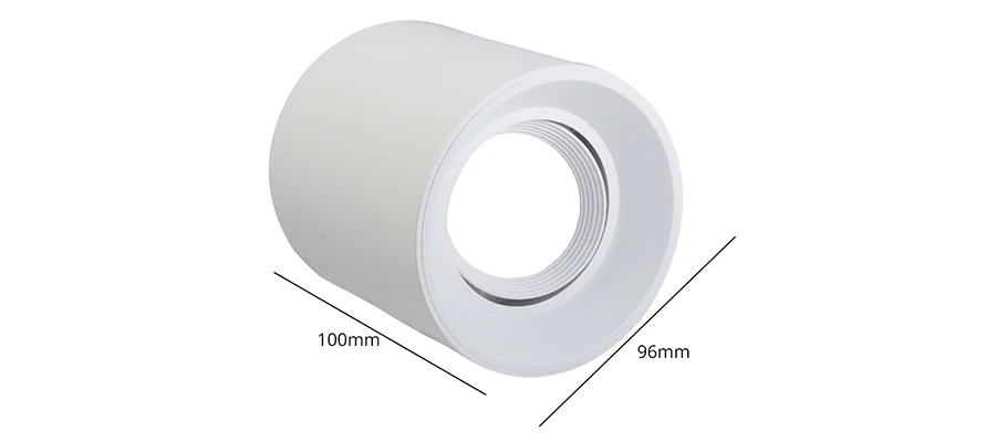 LEDIARY MR16 GU10 Surface Mounted Ceiling Cover Frame Frosted Plastic Recessed Downlight Wholesale Price Lighting Fixtures