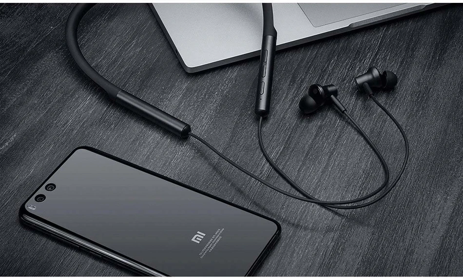 Оригинальные Bluetooth наушники Xiaomi с воротником Спортивная Беспроводная гарнитура