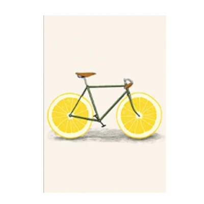 Fashion Bike Lemon Orange Abstract Art Canvas Painting Living Room Bedroom  Cafe Internet Nordic Style Wall Art Pict - Painting & Calligraphy -  AliExpress