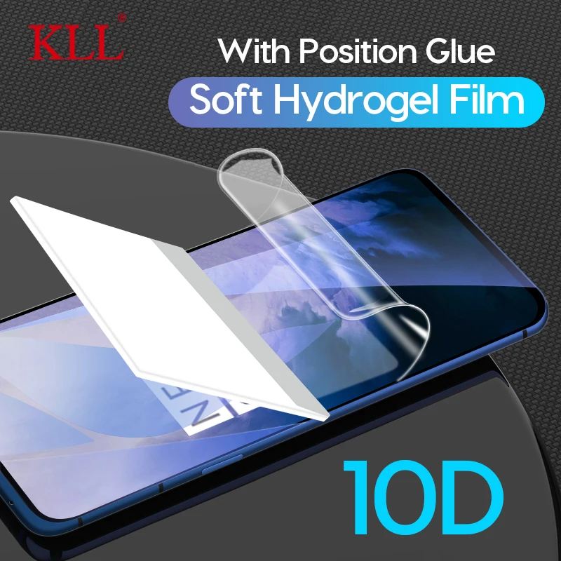 

10D Full Cover Soft Hydrogel Film for Oneplus 7 Pro 6T Screen Protector New Invisible Protective Soft Film with Position Glue