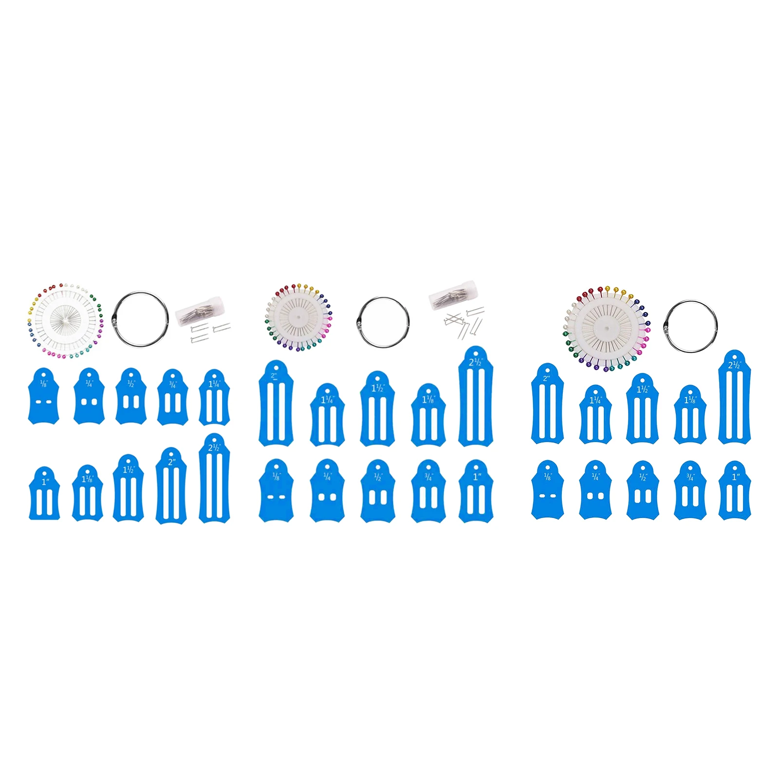 Jelly Roll Sasher Tool Folding Fabric Bias Tape Makers Kit Practical Biasing Tape Maker Set Basic Tool for Sewing Quilting