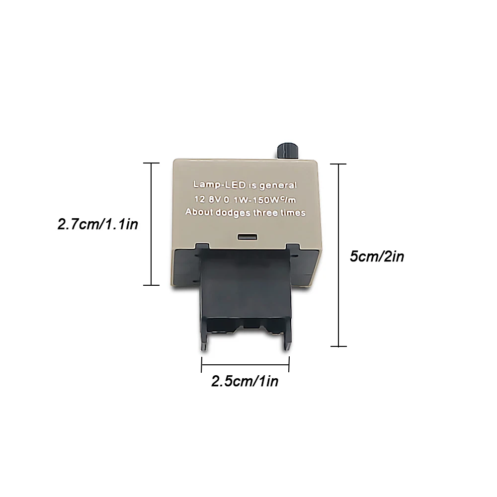YSY 1pc 8-Pin Flashing Speed Adjustable Electronic LED Flasher Assy Relay Fix For Lexus Scion Toyota LED Turn Signal Light Bulbs