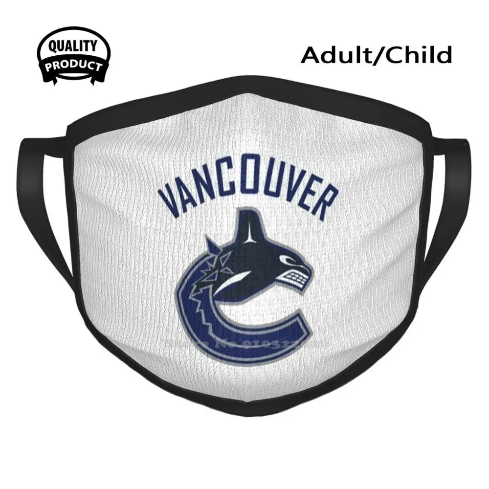 

Canucks Vancouver Fashion Men Women Outdoor Sport Breathable Mask Mouth Masks Vancouver Team Usa Us Canada Sport Ice Hockey Logo