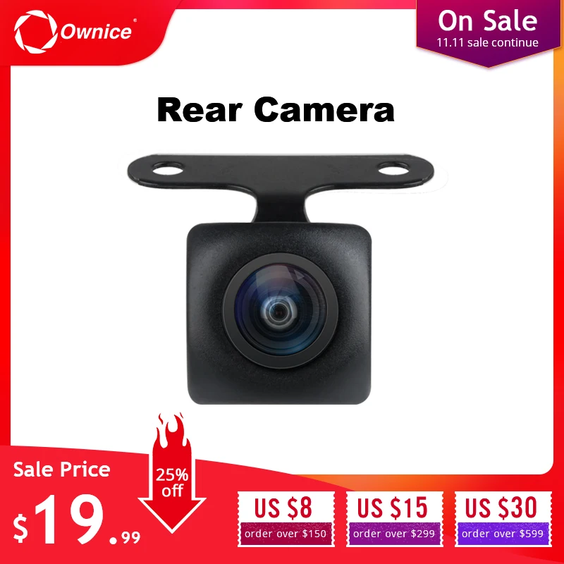 Ceny Ownice uniwersalny wodoodporny HD Sony MCCD obiektyw typu rybie oko Starlight Night Vision 170 stopni widok z tyłu samochodu kamera parkowania dla wszystkich samochodów
