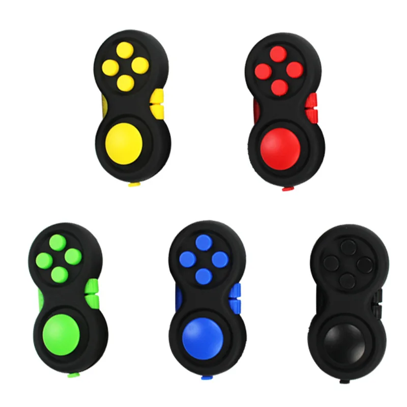 New Premium Quality Fidget Controller Pad Game Focus Toy Smooth ABS Plastic Stress Relief Squeeze Fun Hand Hot Interactive Gift 4