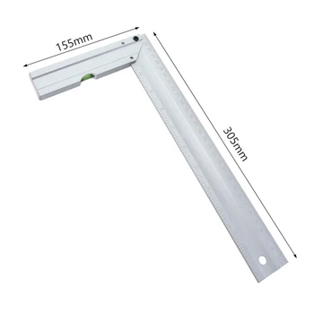 

Aluminum Alloy Square Ruler Level Bladder Woodworking Measuring Layout