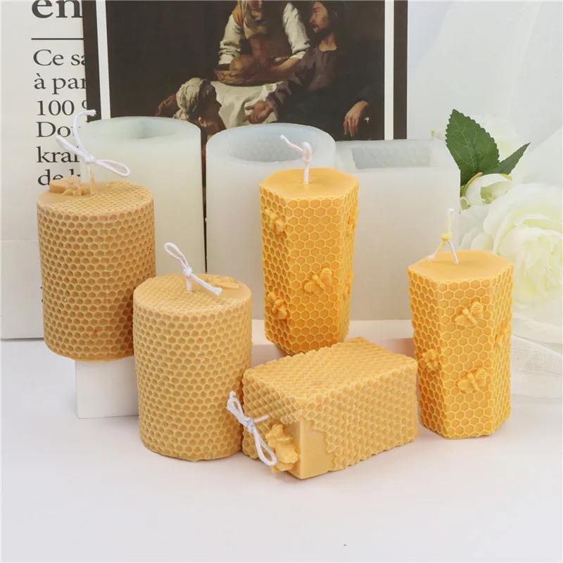 Various Shapes Candle Silicone Mold for Handmade Desktop