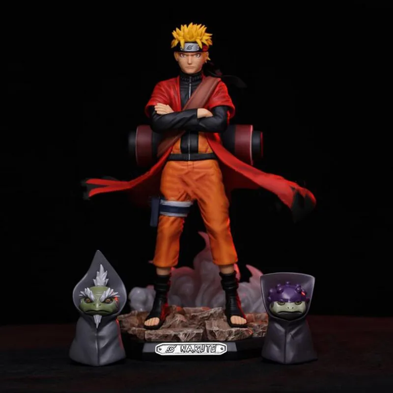 23 см шалфей режим Shippuden удзумаки с лягушкой экшн фигурка коллекционные модели