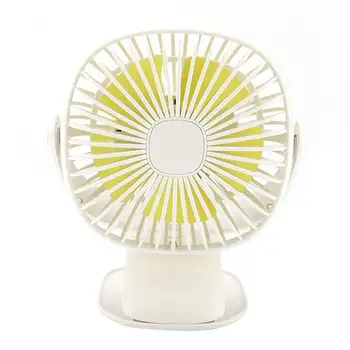 

Mini USB Rechargeable Air Cooling Fan Clip Desk Fan Dual Use Home Student Dormitory Bedside Portable Desktop Office Fan