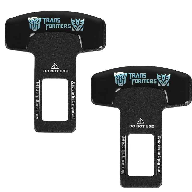 

Car Safety Belt Seat Belt Cover Vehicle Buckle Clip Seatbelt Clip Transformers Emblem For BMW Audi Ford KIA Toyota Honda Nissan