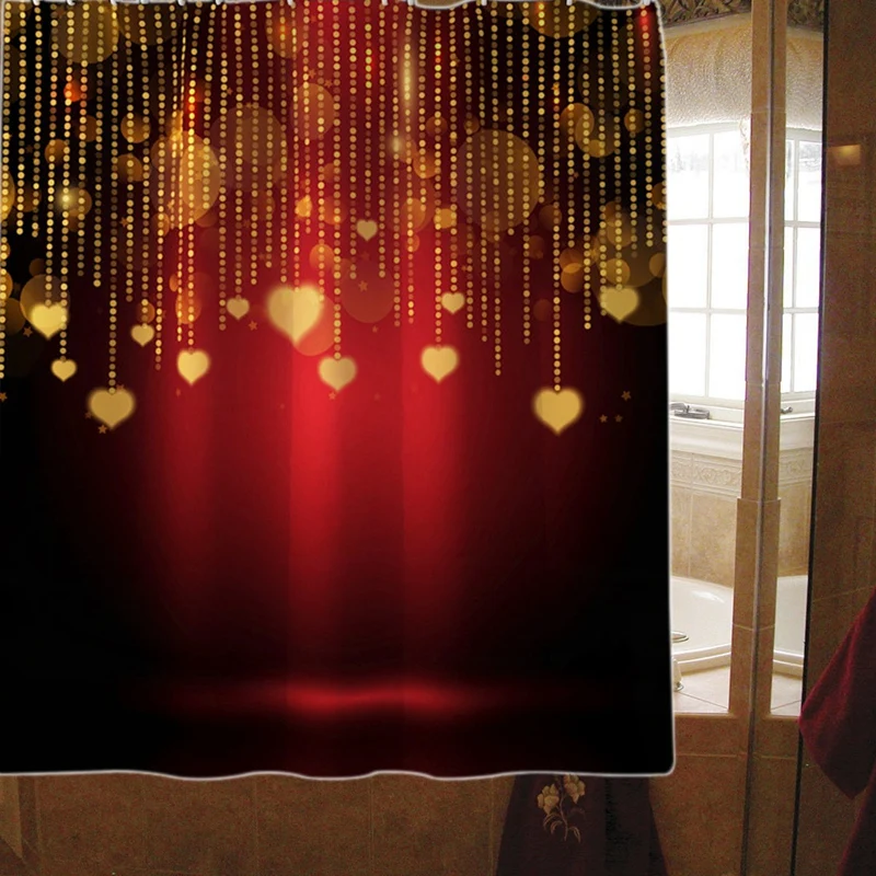 Waterproof Thickened Mildewproof Shower Curtain Shower Curtain Shower Curtain Cushion Polyester Shower Curtain YL275