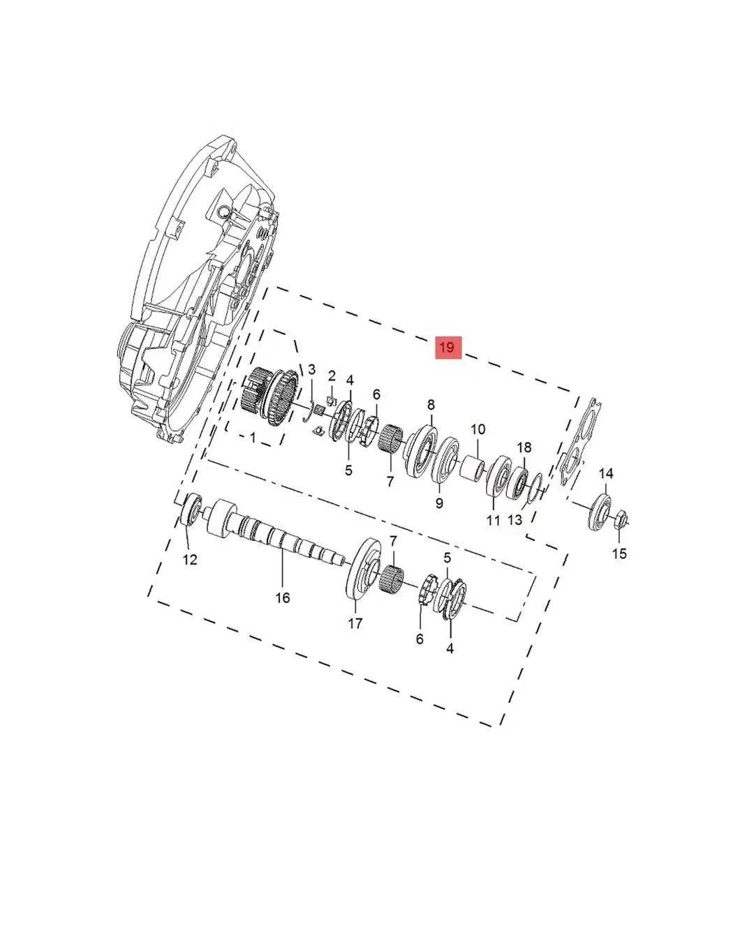 1kit AT Transmission gear assy. for Chinese SAIC ROEWE 350 MG5 1.5L engine auto car motor parts 10100379