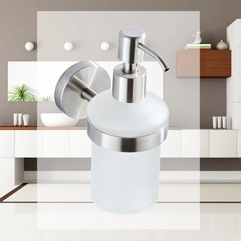 

Lotion Bottle Washroom Stainless Steel Wall Mounted Toilet Modern Kitchen Hotel Liquid Soap Dispenser Restaurant For Bathroom