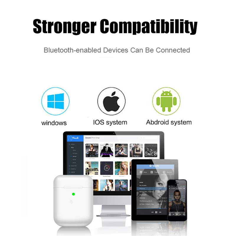 i200 1:1 w1 tws air super copy true wireless bluetooth in ear earphone 5.0 smart sensor sport earbuds pk i30 i60 i100 i500 tws