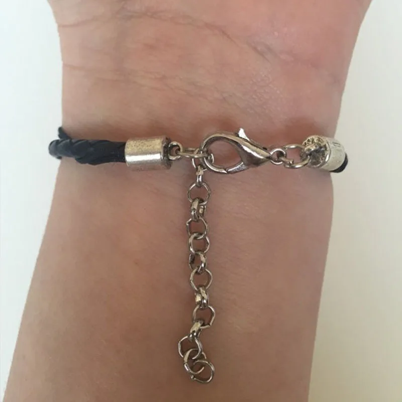 Bracelet De Cheville Tournesol Argenté - Chaîne Corde Noire, Style Boho Vintage Pour Femmes Et Filles