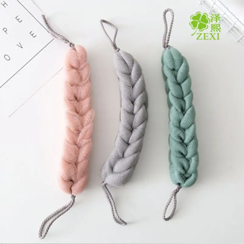 

Губка для душа, губка для душа, отшелушивающий ремешок, Цветочная сетка, скруббер для плеч, длинная губка, щетка для душа и тела, вспенивающая