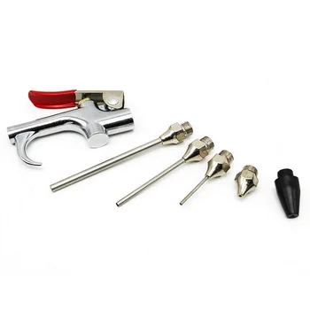 

6Pcs/Set Air Blow Gun Accessories Set Multifunction Air Duster Gun Accessory Kit with Interchangeable Nozzles OverSized Trigger