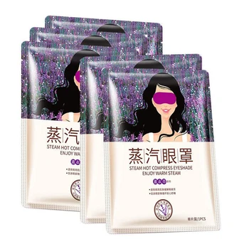 

10pcs/lot Lavender Oil Steam Eye Mask Face Care Skin Dark Circle Eye Bags Eliminate Puffy Eyes Fine Line Wrinkles Anti aging
