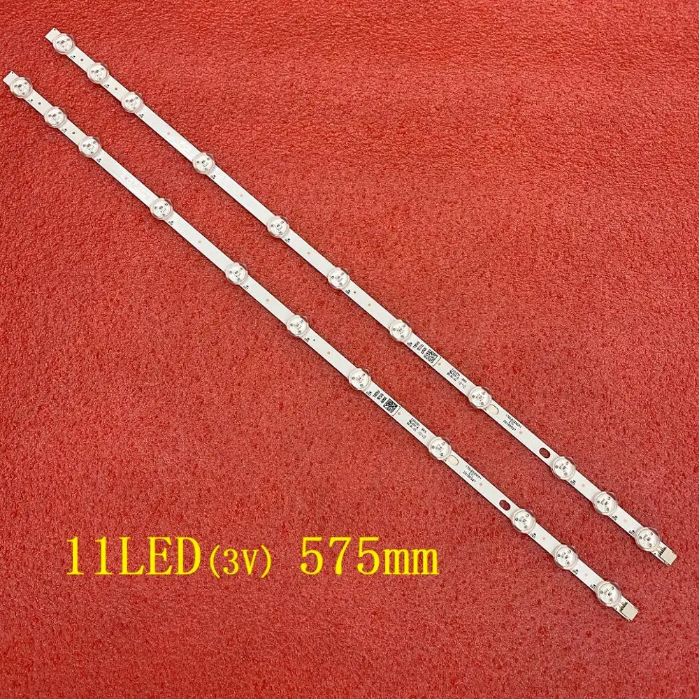 2 uds tira de luz LED para vestel 32 pulgadas 17DLB32NER1 32L3863DG TX-32E302B LT-32C670 LT-32C666 LT-32C672 LT-32C690 LT-32C896 32HE1000