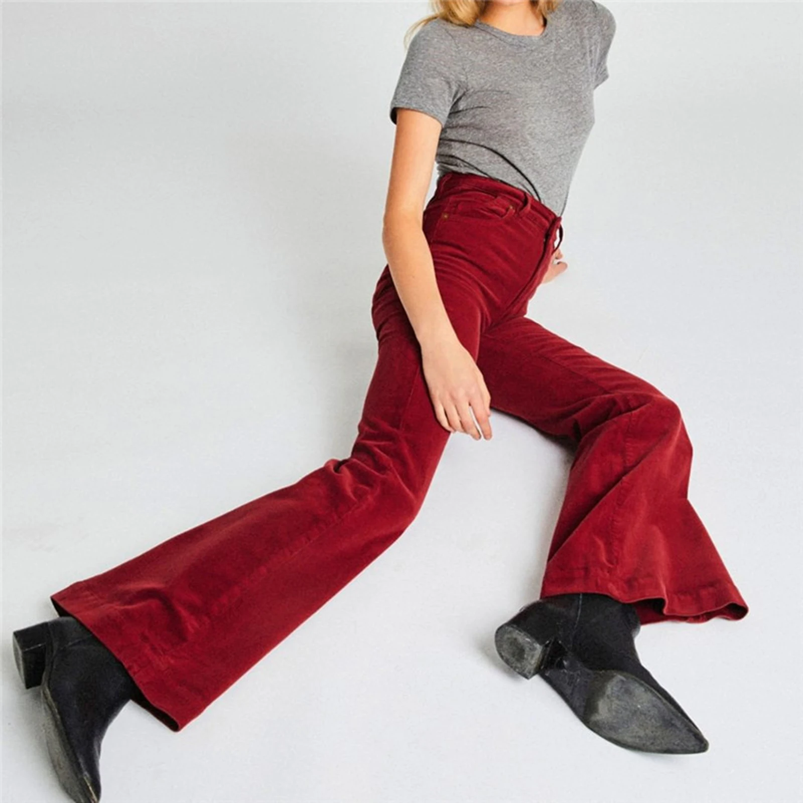 Corduroy flare leggings Clearance