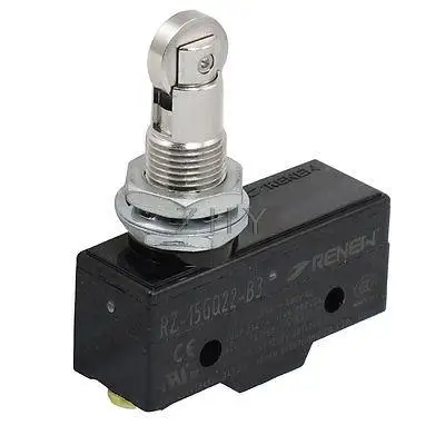 AC 250V 15A 1 NO 1 NC 1Com SPDT Мгновенный Параллельный ролик Плунжер микро переключатель