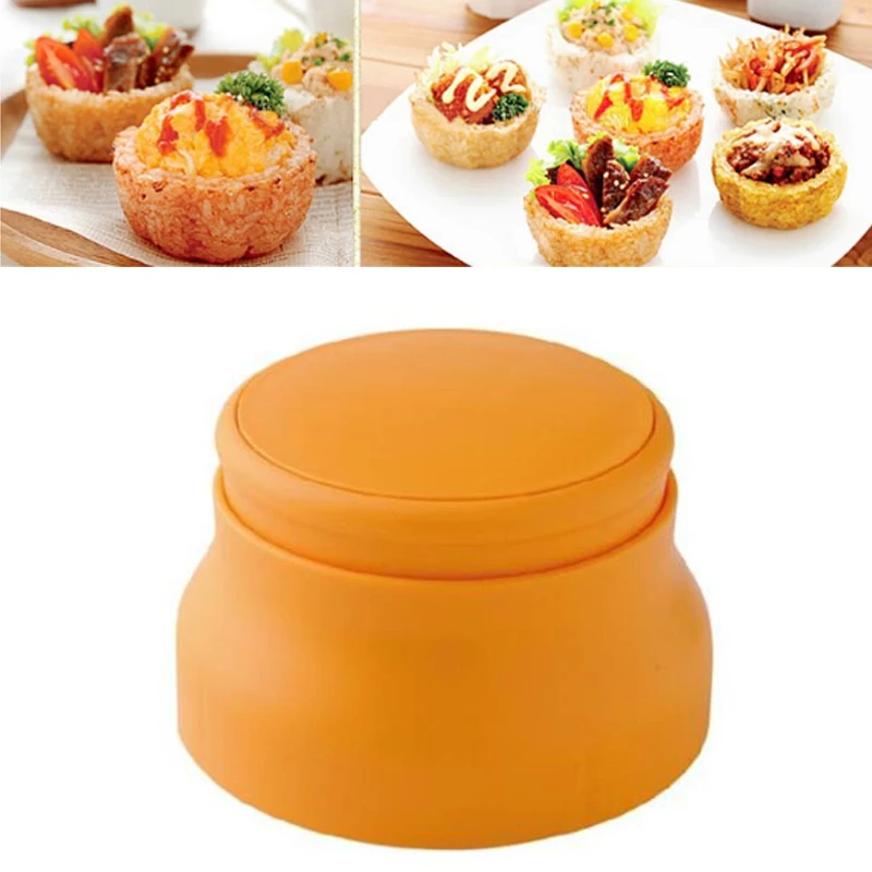 

Rice Cup Bento Mold Sushi Maker Mould Set Food Home Kitchen Supply Gadget