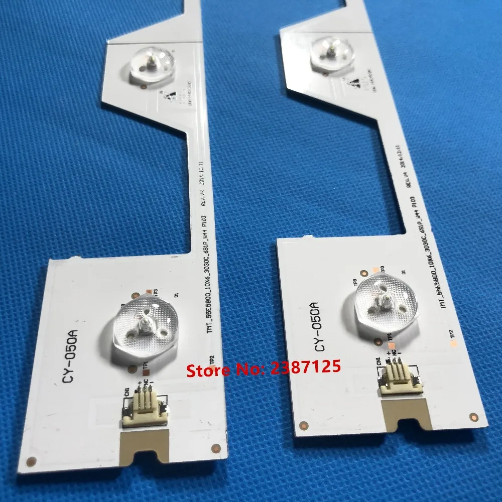 Новинка 10 шт. светодиодный фонарь для T C L D55A561U YHE-4C-LB5505-YH1 LAU550NDEL CD9W01 | Лампы и