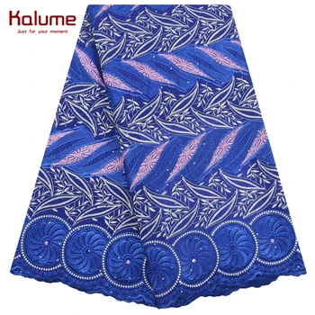 

Kalume African Cotton Lace Fabric 2020 High Quality Cotton Lace Material In Switzerland Embroidery Swiss Voile Lace Fabric F2033