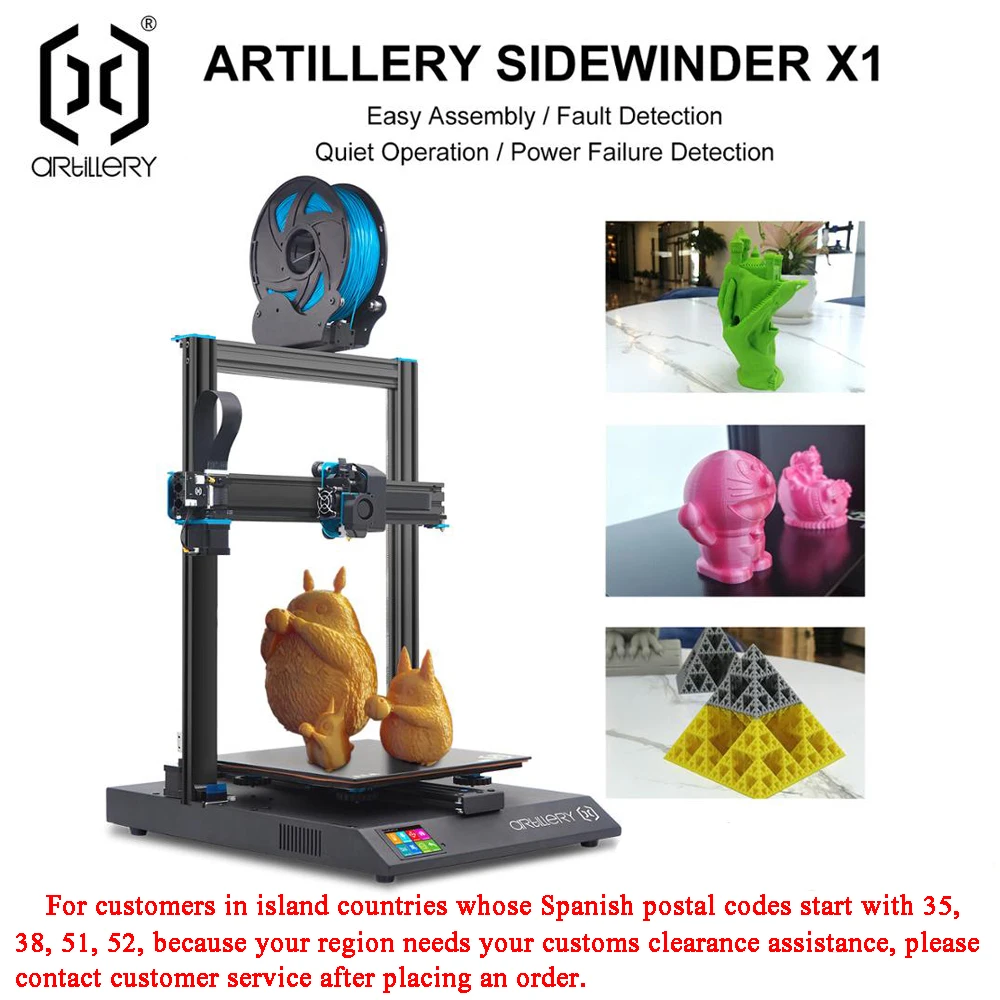 Imprimante 3D Sidewinder X1 (D'occasion) à Vuisternens-devant-Romont