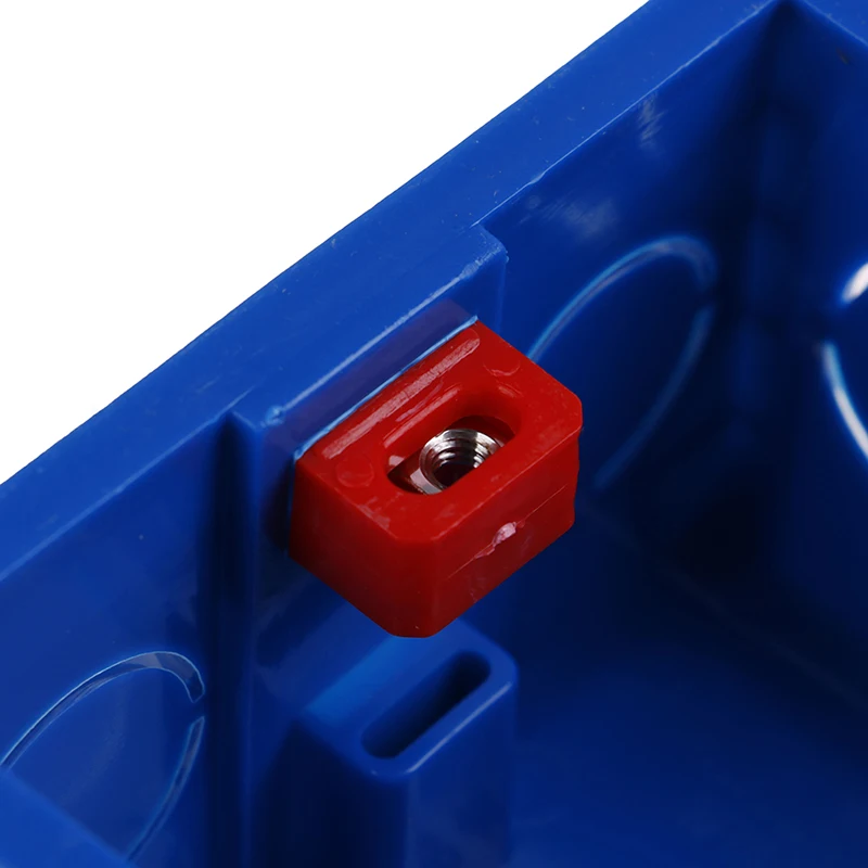 Регулируемая Монтажная коробка внутренняя кассета для 86 Тип переключатель и розетка белый красный белый цвет проводка задняя коробка 86 мм* 83 мм* 50 мм